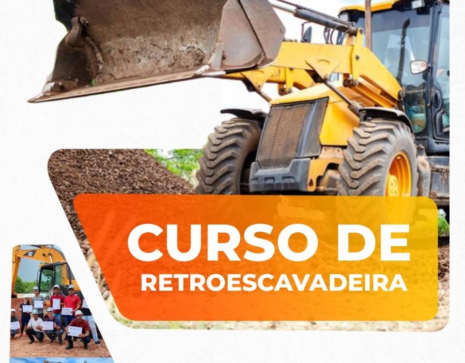 Curso de Operador de Retroescavadeira na Civiltec Treinamentos